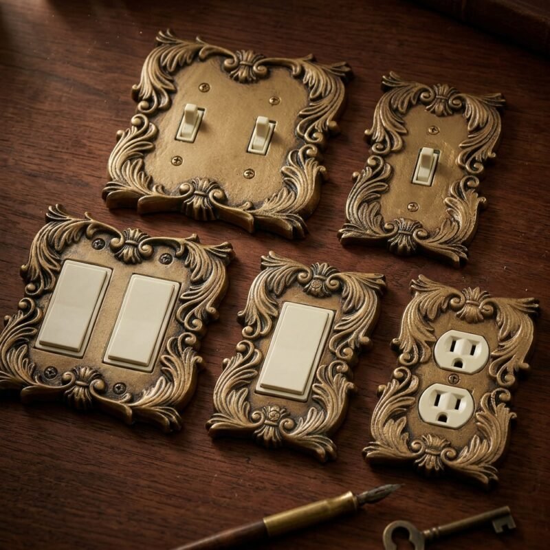 Brasswork Filigree Switchplate all