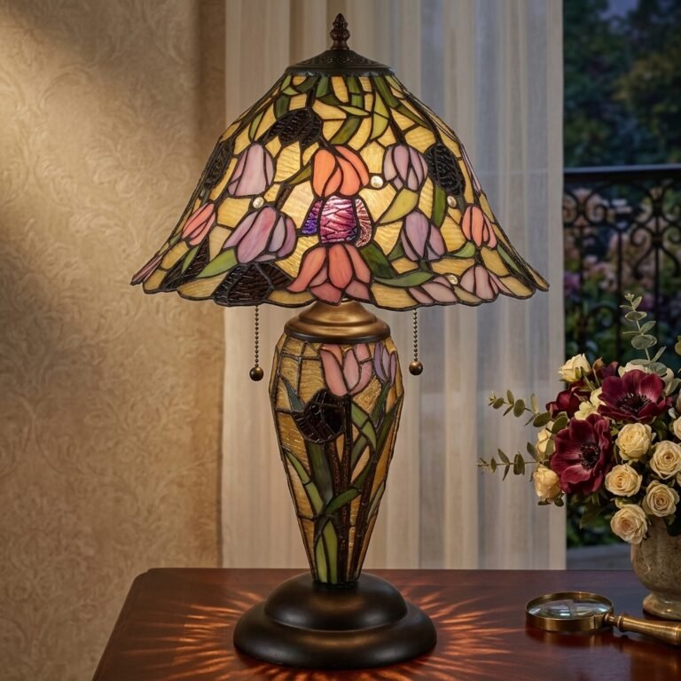 Blossom Stained Glass Sconce