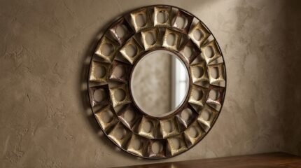 Giachetta Round Wall Mirror contemporary wall décor