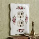 June Rose Floral Switchplates for elegant home décor
