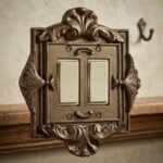 Florentine Aged Gold Switchplates decorative wall plate